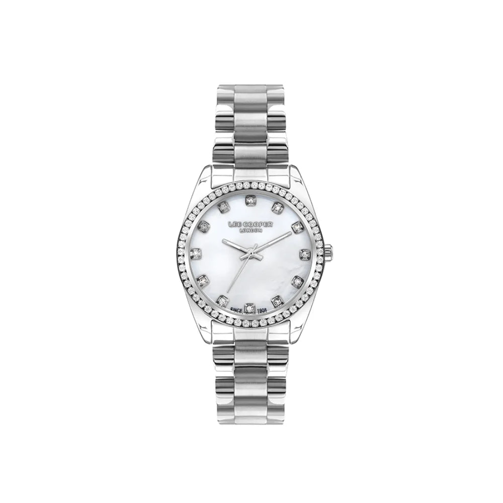 lee-cooper-women's-quartz-movement-watch-analog-display-and-metal-strap-lc07478.320-silver