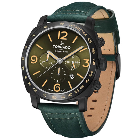 tornado-men's-japan-quartz-movement-watch-chronograph-display-and-leather-strap-t9102-blhh-green