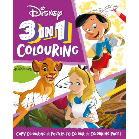 Igloo Disney 3-in-1 Colouring Book