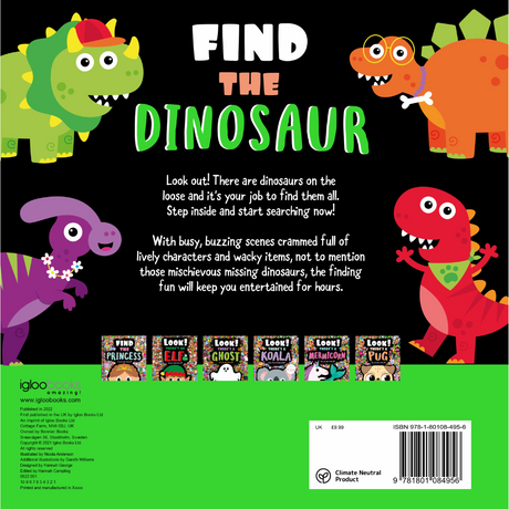 Igloo Find The Dinosaur Book