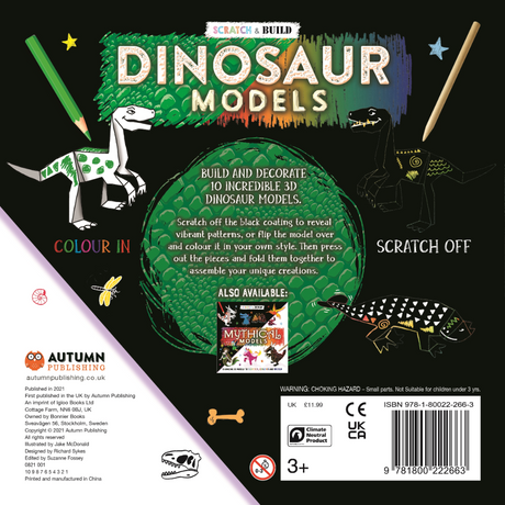 Igloo Dinosaur Models Book