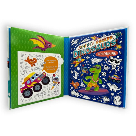 Igloo Robots, Racers, Dinosaurs Colouring Book