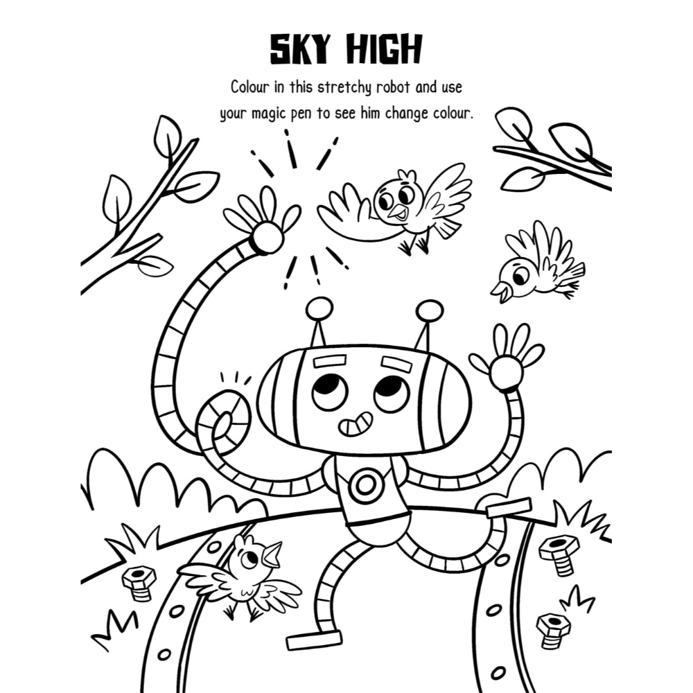 Igloo Robots, Racers, Dinosaurs Colouring Book