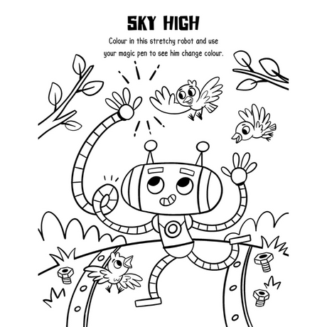 Igloo Robots, Racers, Dinosaurs Colouring Book