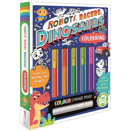 Igloo Robots, Racers, Dinosaurs Colouring Book