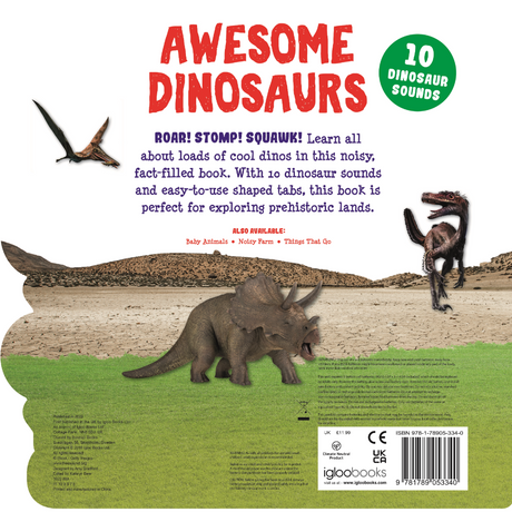 Igloo Awesome Dinosaurs Book