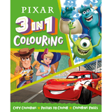 Igloo Pixar 3 in 1 Colouring Book