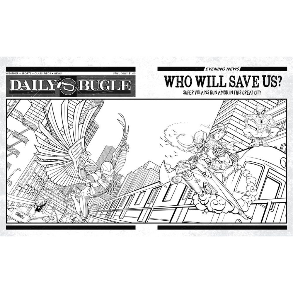 Igloo Marvel Spider-Man Mega Colouring Book