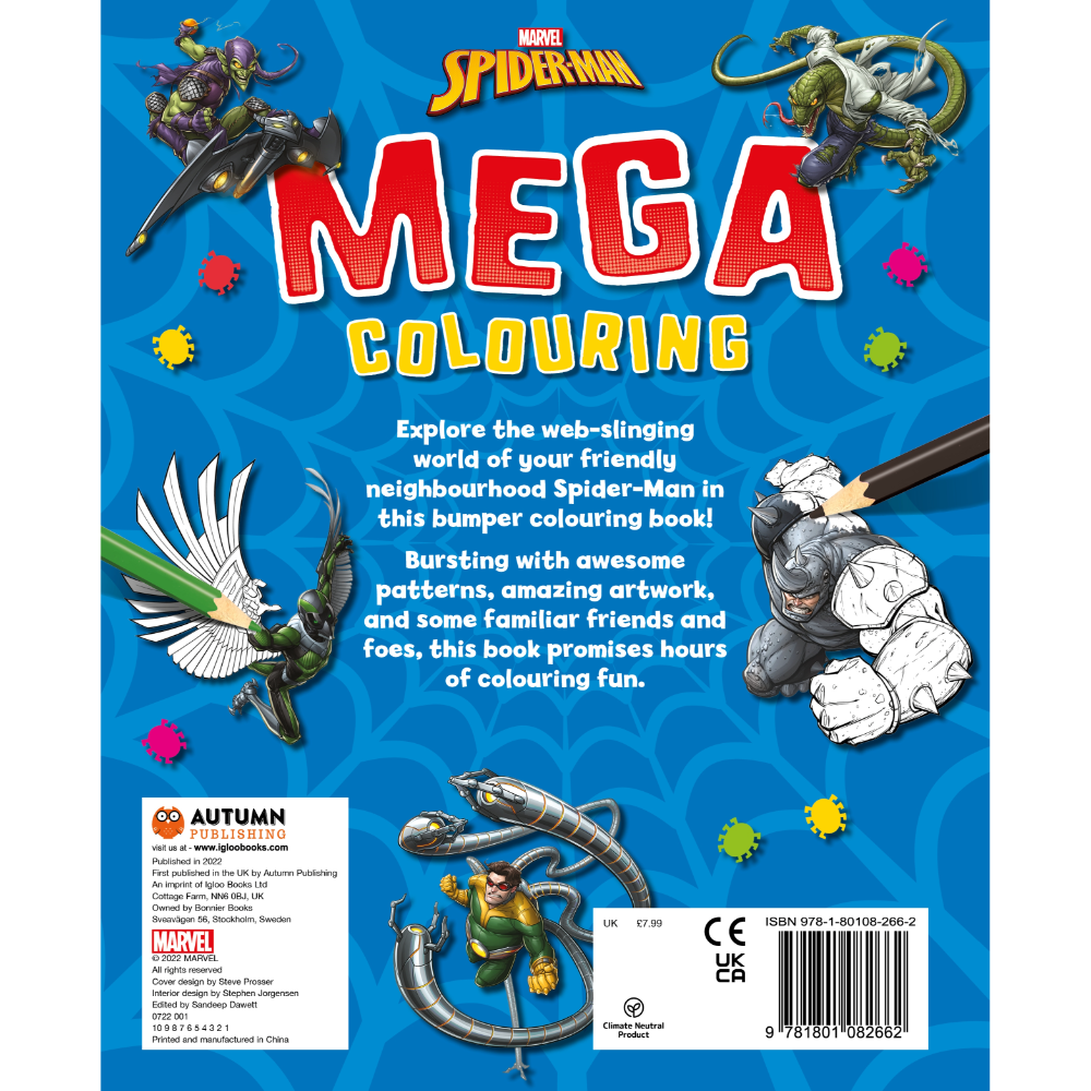 Igloo Marvel Spider-Man Mega Colouring Book
