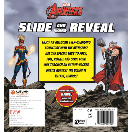 Igloo Marvel Avengers Slide and Reveal Book