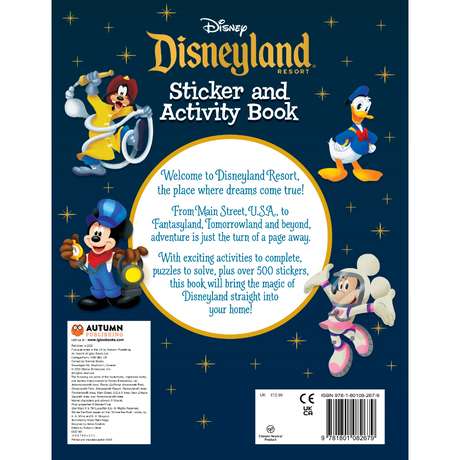 Igloo Disneyland Parks Sticker and Activity Book