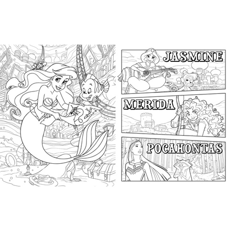 Igloo Disney Princess Mega Colouring Book
