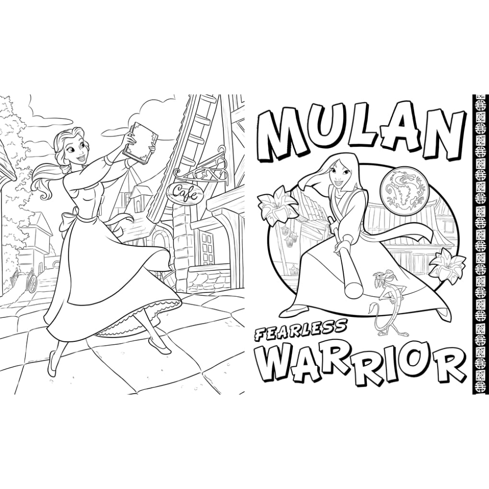 Igloo Disney Princess Mega Colouring Book