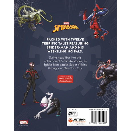 Igloo Marvel Spider-Man 5-Minute Stories Book