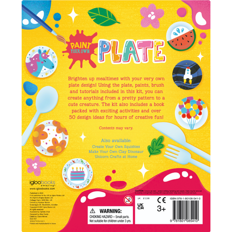 Igloo Paint Your Own Plate Book