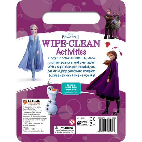 Igloo Disney Frozen 2 Wipe-Clean Activities Book