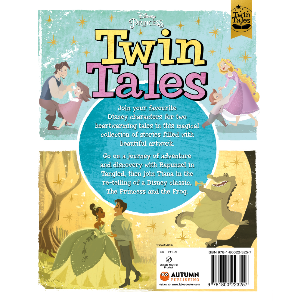 Igloo Disney Princess Twin Tales Tangled / The Princess & The Frog Book