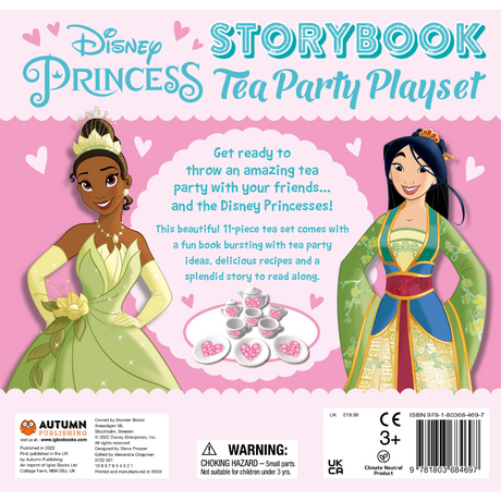 Igloo Disney Princess Storybook Tea Party Playset Book