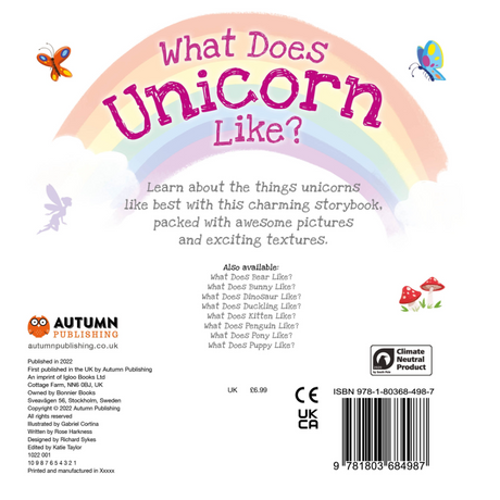 Igloo What Does Unicorn Like? Book