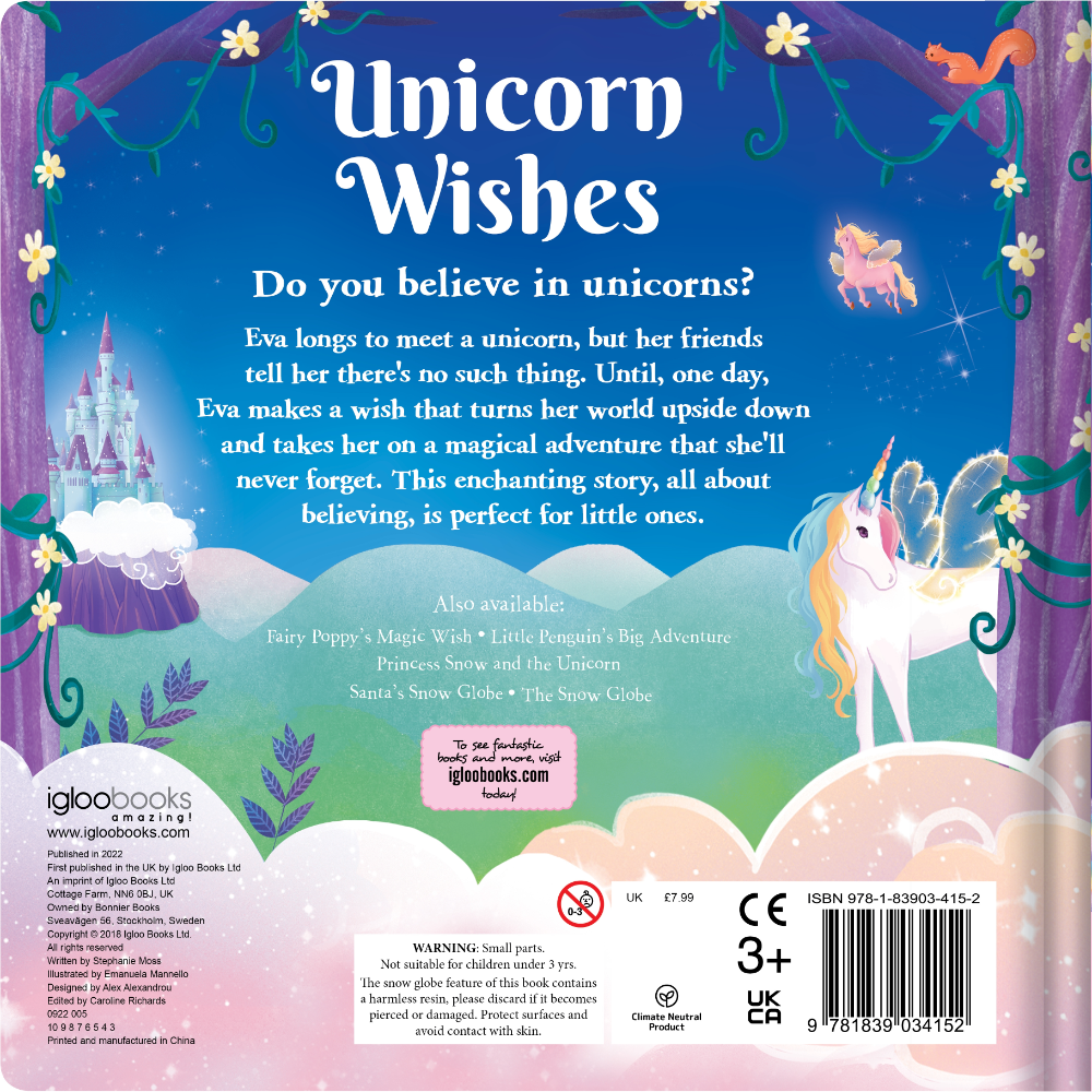 Igloo Unicorn Wishes Book