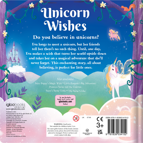 Igloo Unicorn Wishes Book
