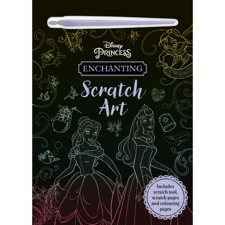 Igloo Disney Princess Enchanting Scratch Art Book
