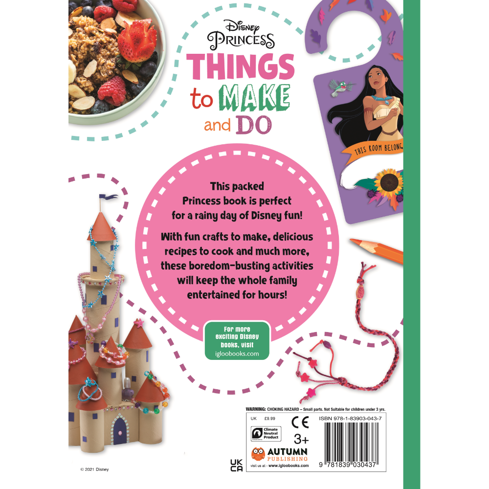 Igloo Disney Princess Things to Make & Do Book
