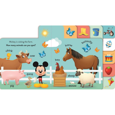 Igloo Disney Baby First Words Book