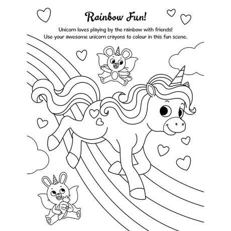 Igloo Super Cute Unicorns Colouring Book