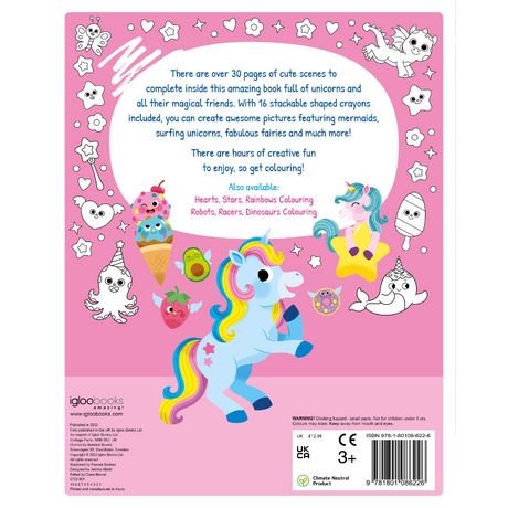 Igloo Super Cute Unicorns Colouring Book