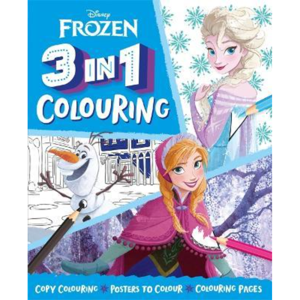 Igloo Disney Frozen 3-in-1 Colouring Book