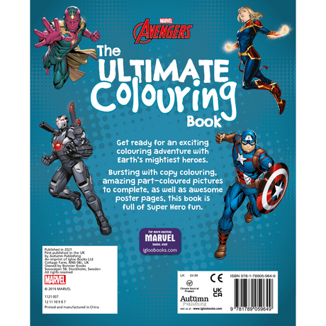 Igloo Marvel Avengers The Ultimate Colouring Book