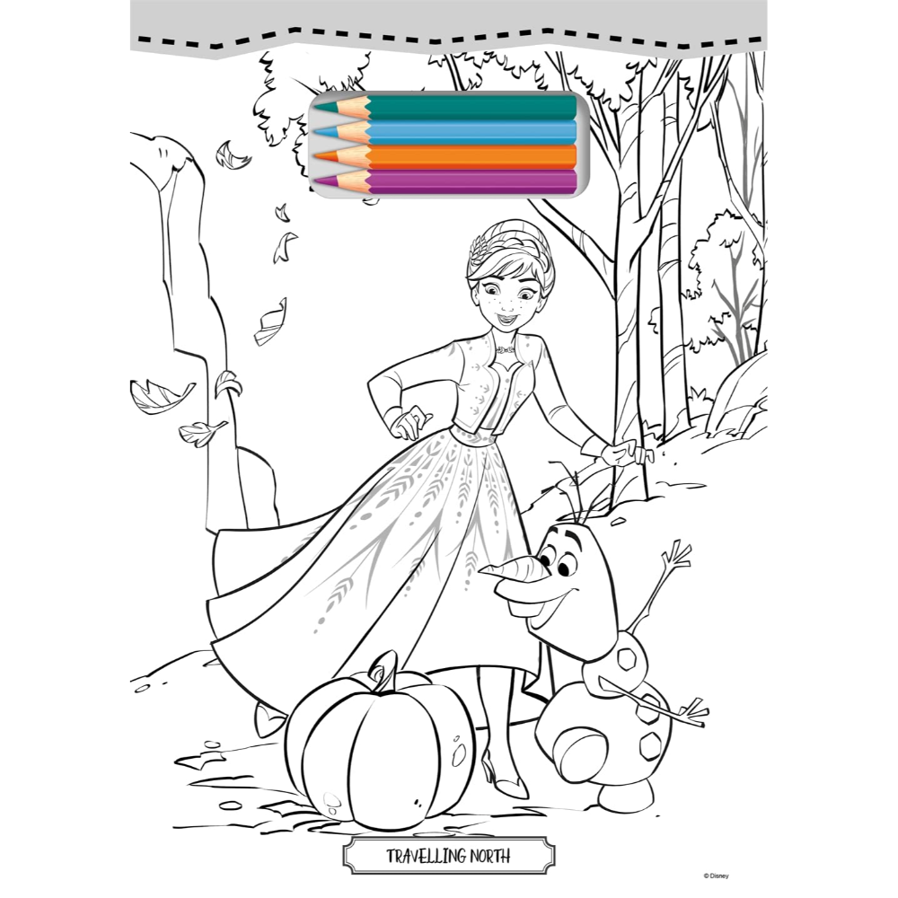 Igloo Disney Frozen Tear Off Colouring Book