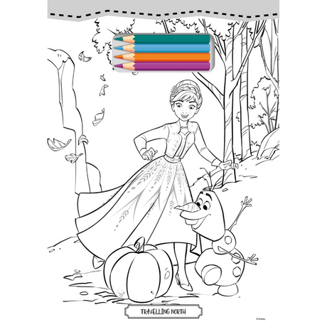Igloo Disney Frozen Tear Off Colouring Book