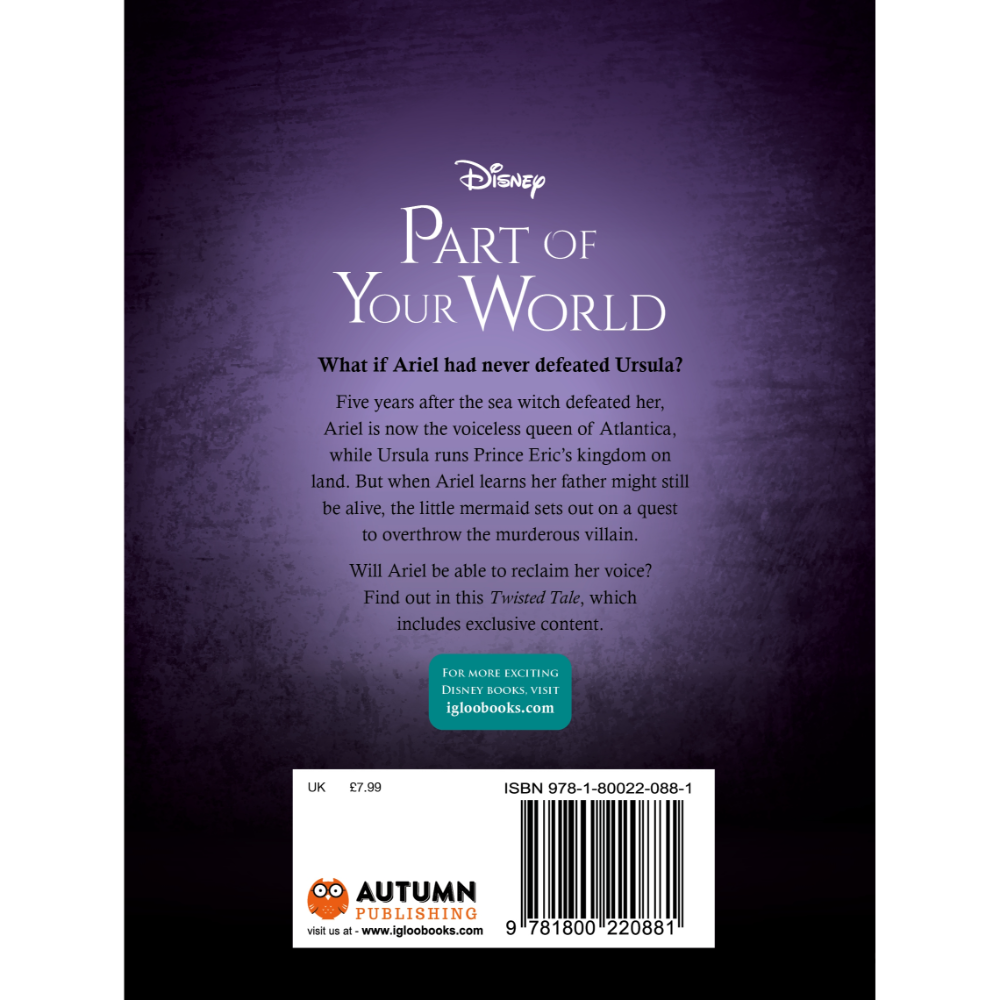 Igloo Disney Princess The Little Mermaid Part of Your World Book