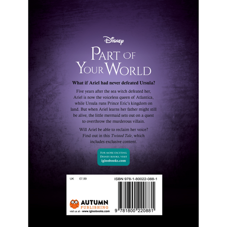Igloo Disney Princess The Little Mermaid Part of Your World Book
