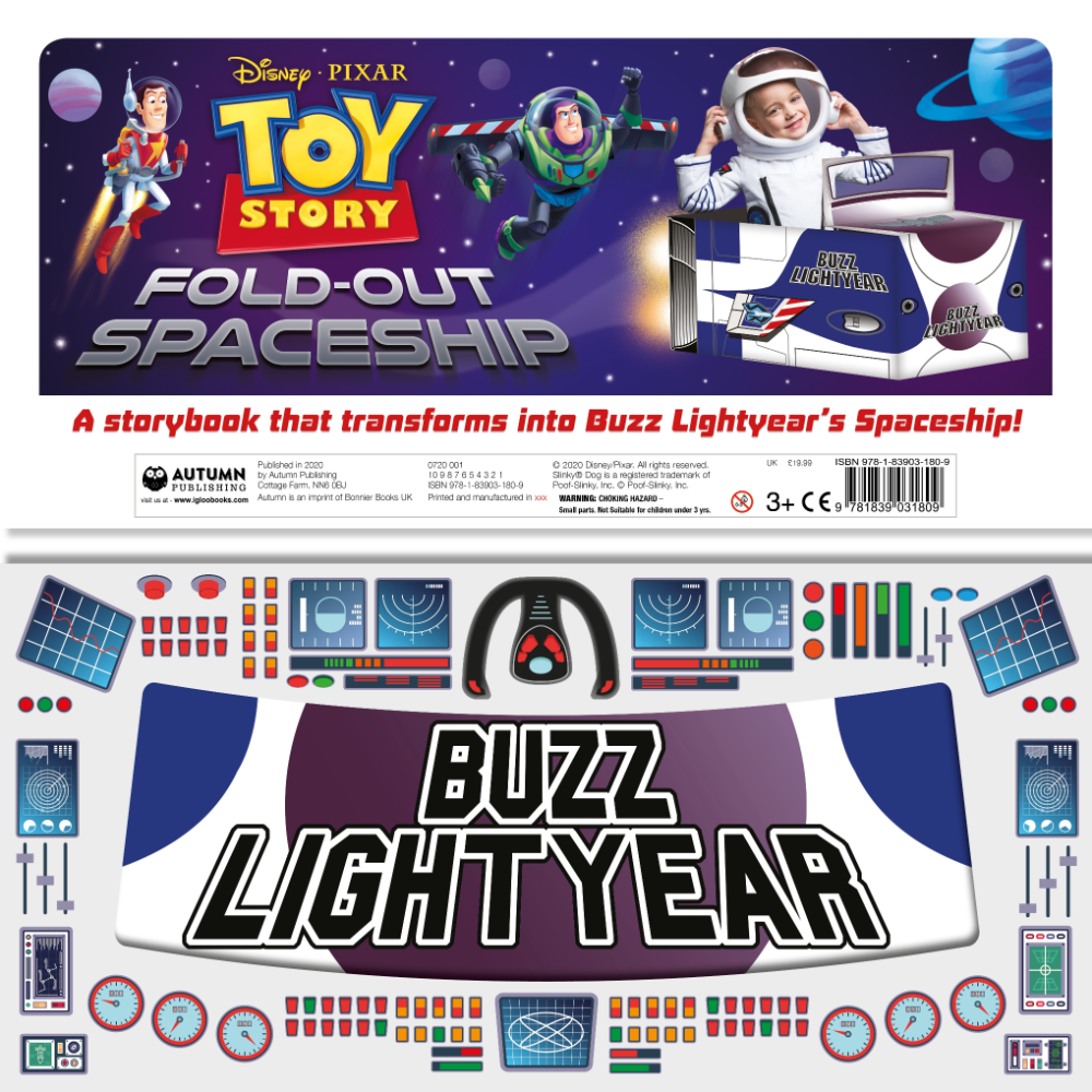 Igloo Disney Pixar Toy Story Fold Out Spaceship Book