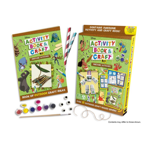 Igloo Disney Activity Book & Craft Kit Awesome Outdoors Book