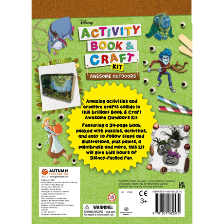 Igloo Disney Activity Book & Craft Kit Awesome Outdoors Book
