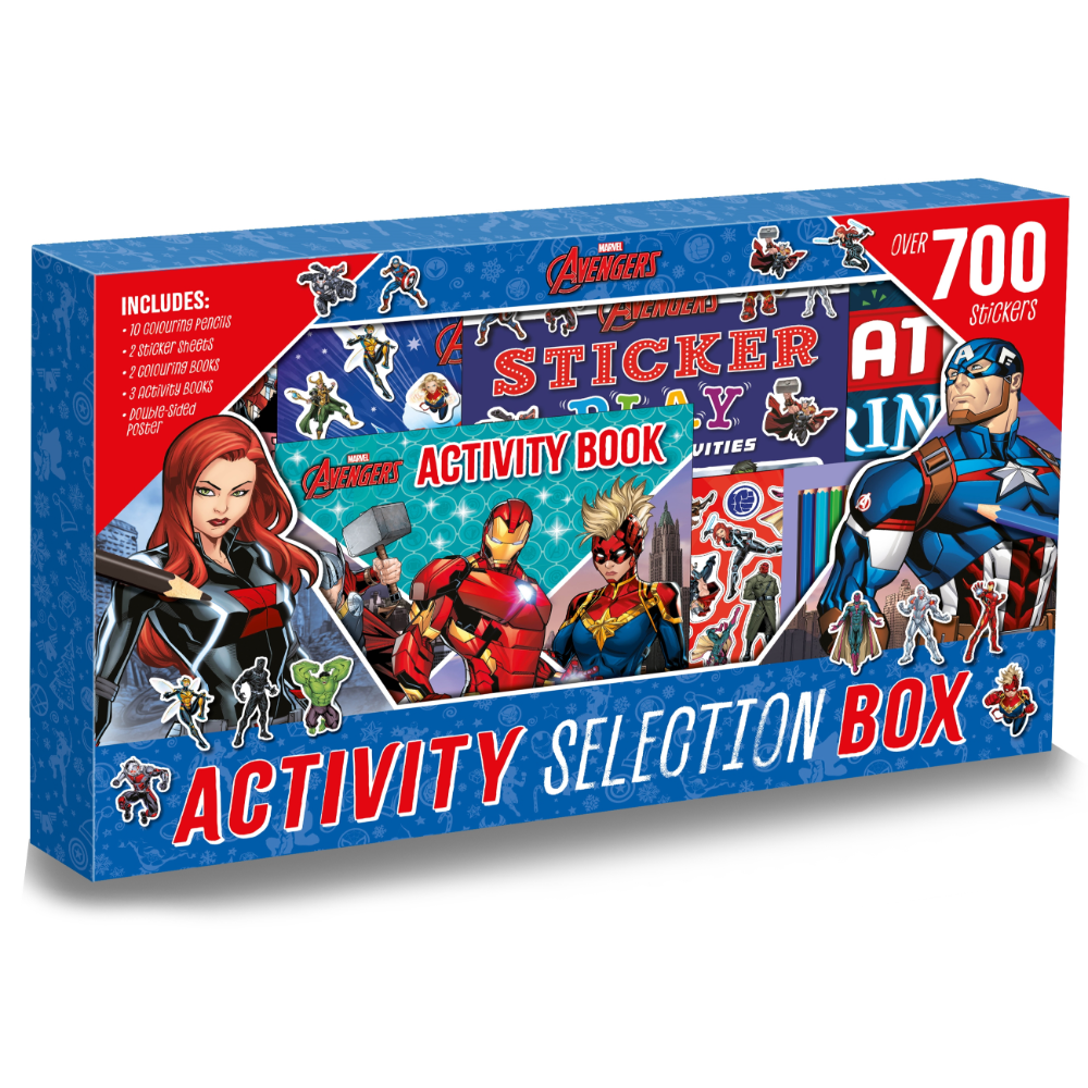 Igloo Marvel Avengers Activity Selection Box Book