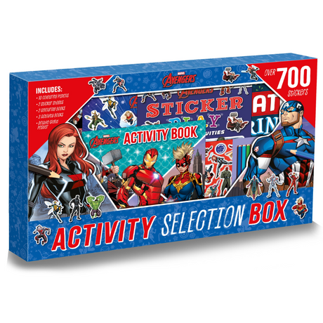 Igloo Marvel Avengers Activity Selection Box Book