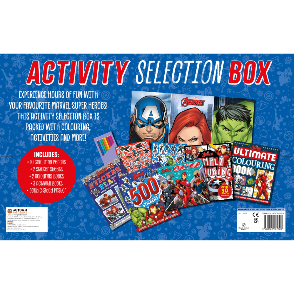 Igloo Marvel Avengers Activity Selection Box Book