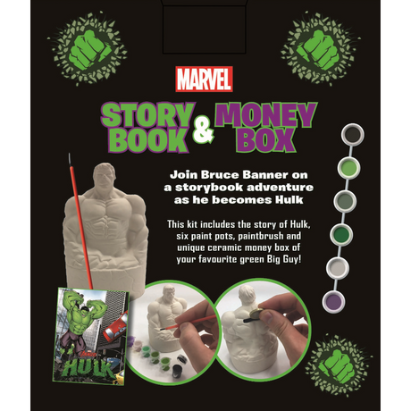 Igloo Marvel Hulk Paint Your Own Money Box Book