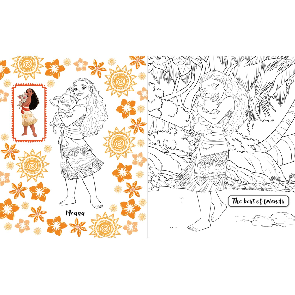 Igloo Disney Princess 3-in-1 Colouring Book