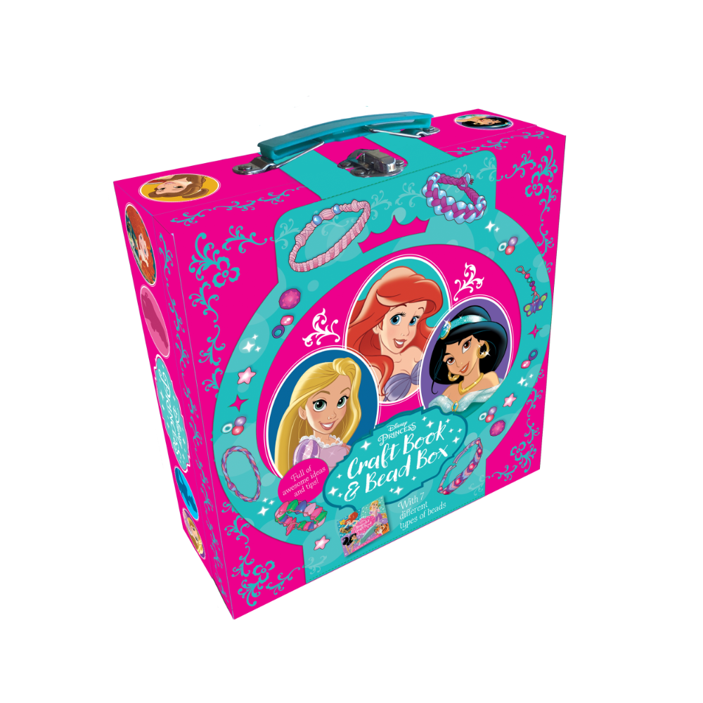 Igloo Disney Princess Mixed Craft Book & Bead Box Book