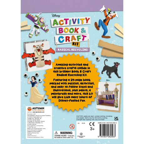 Igloo Disney Activity Book & Craft Kit Radical Recycling Book