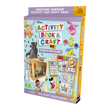 Igloo Disney Activity Book & Craft Kit Radical Recycling Book