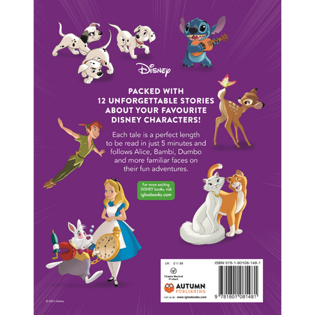 Igloo Disney Classics 5-Minute Stories Book