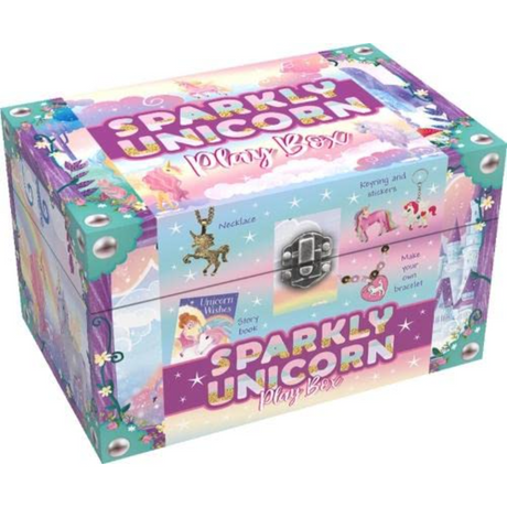 Igloo Sparkly Unicorn Play Box Book