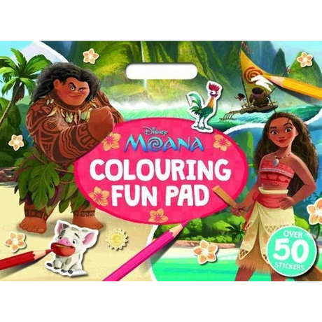 Igloo Disney Moana Colouring Fun Pad Book